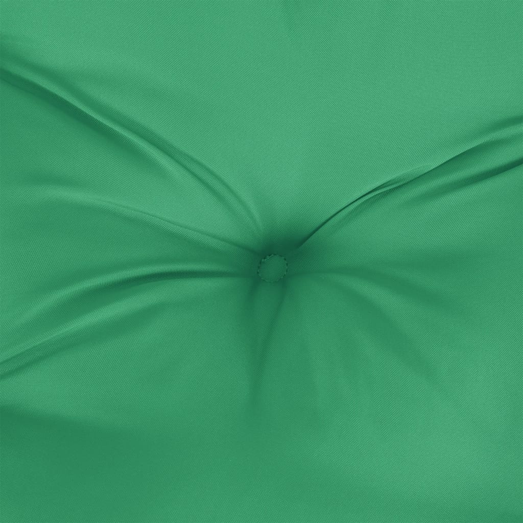 hynder til havebænk 2 stk. 100x50x7 cm oxfordstof grøn