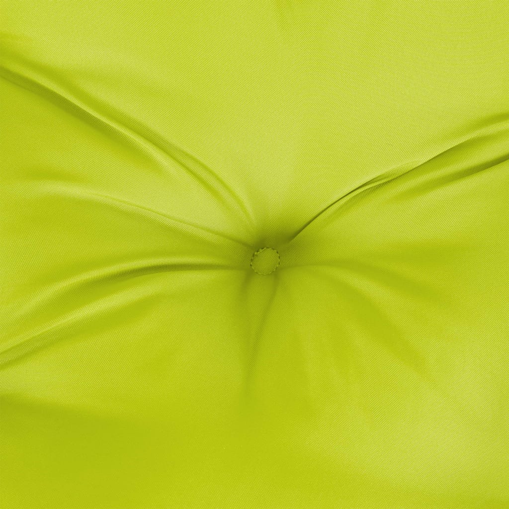 hynder til havebænk 2 stk. 120x50x7 cm oxfordstof lysegrøn