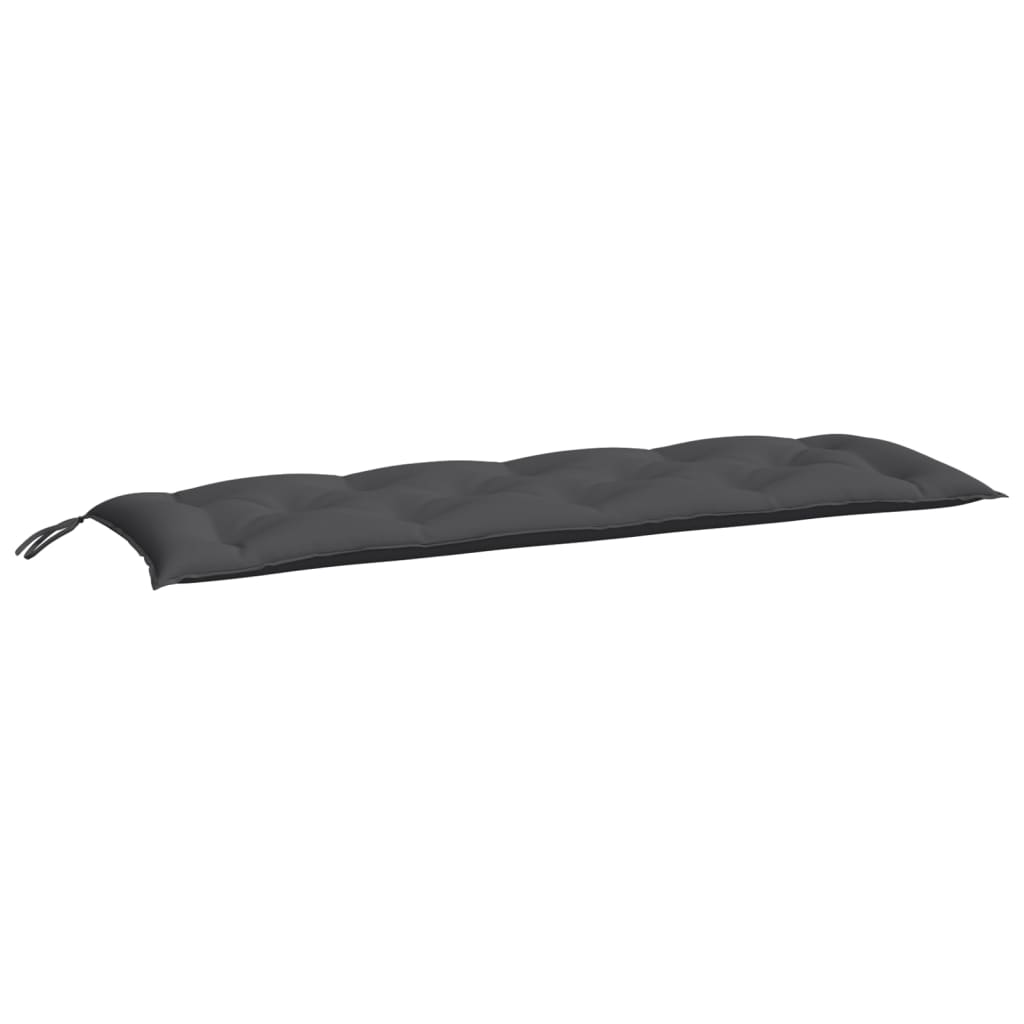 hynder til havebænk 2 stk. 150x50x7 cm oxfordstof antracitgrå