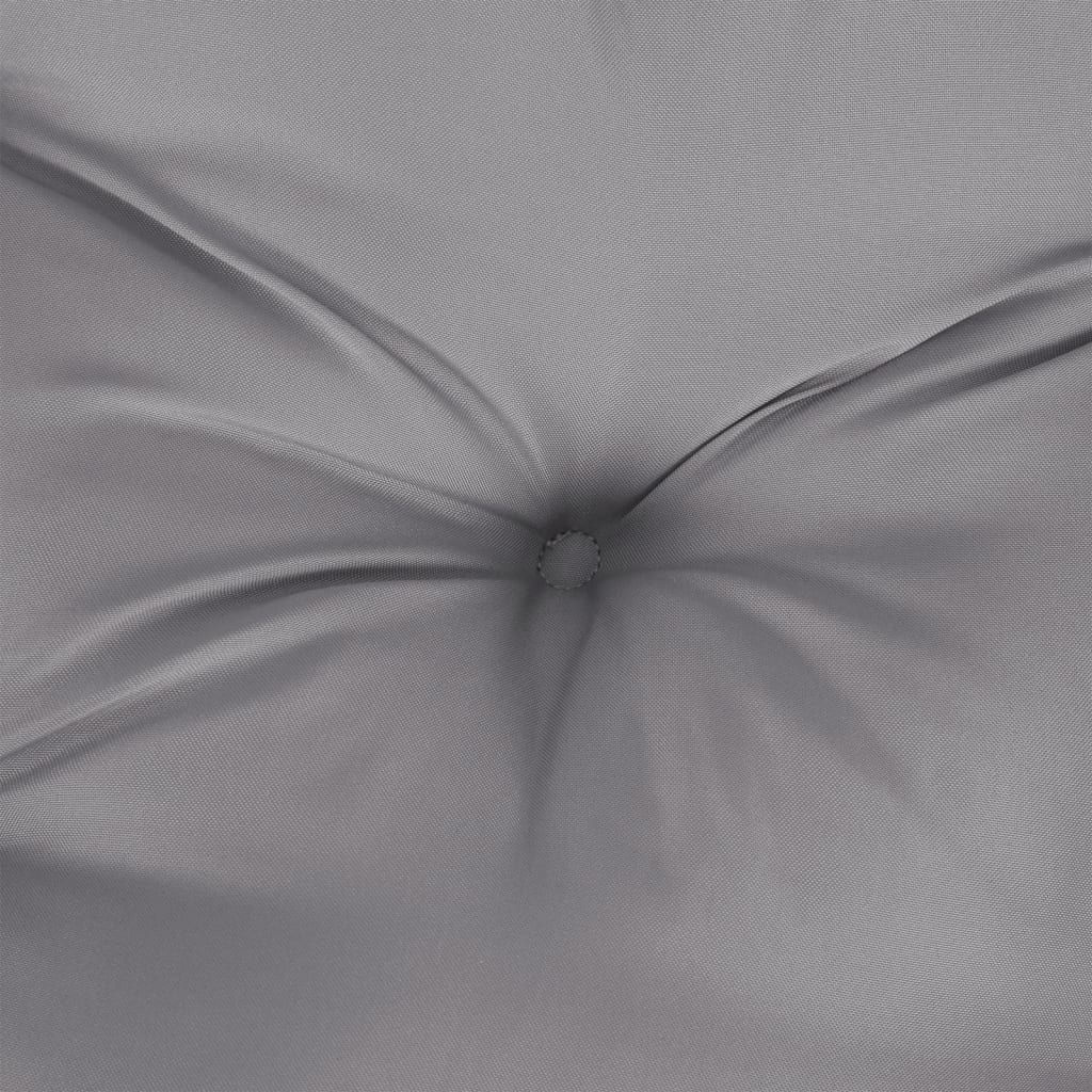 hynder til havebænk 2 stk. 150x50x7 cm oxfordstof grå