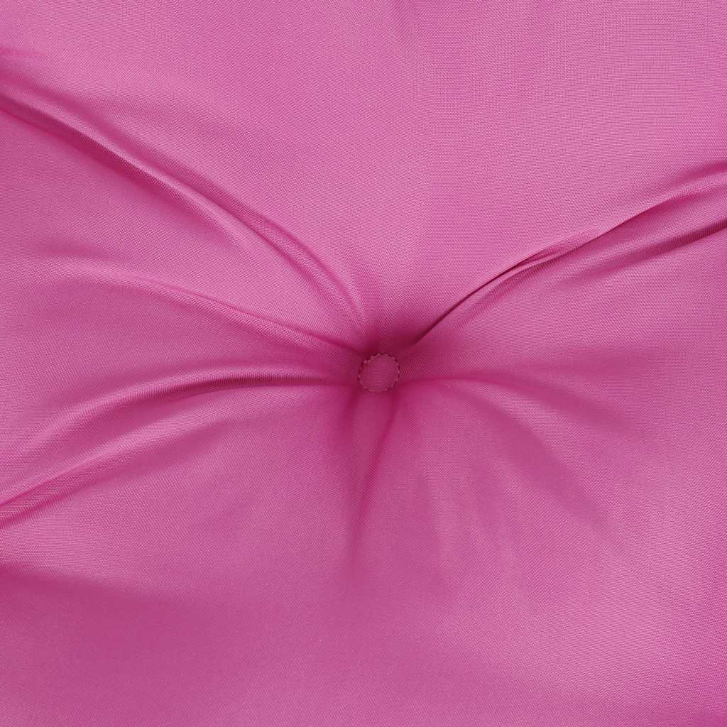 hynder til havebænk 2 stk. 2 stk. 150x50x7 cm stof pink