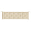 hynder til havebænk 2 stk. 180x50x7 cm oxfordstof beige