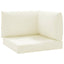 pallehynder 3 stk. oxfordstof cremehvid
