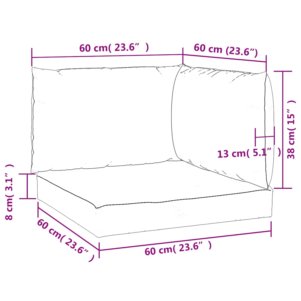 pallehynder 3 stk. oxfordstof pink