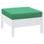 pallehynde 60x60x9,5 cm oxfordstof grøn