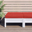 pallehynde 60x60x9,5 cm oxfordstof rød