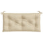 hynde til havebænk 110x50x7 cm oxfordstof beige