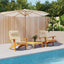 hynder til Adirondack-stol 2 stk. oxfordstof beige