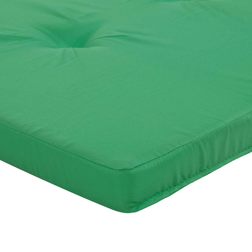 Stolehynder Ensfarvet 2 pcs Grøn 58 x 77 x 4,5 cm Oxford stof