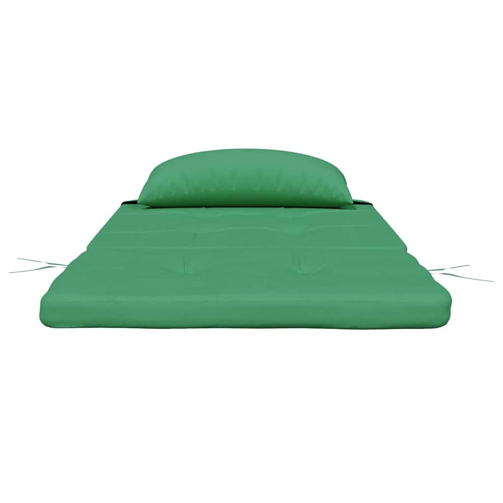 Stolehynder Ensfarvet 2 pcs Grøn 58 x 77 x 4,5 cm Oxford stof