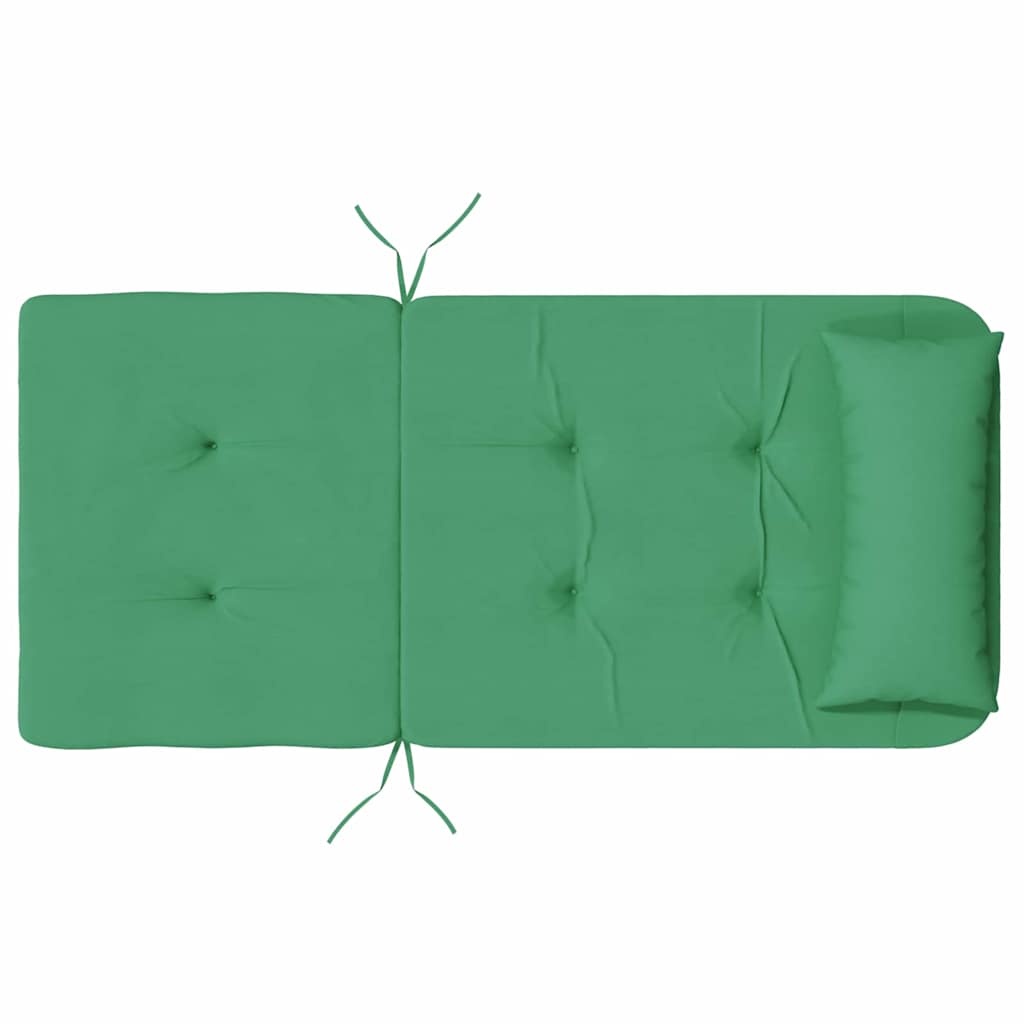 Stolehynder Ensfarvet 2 pcs Grøn 58 x 77 x 4,5 cm Oxford stof