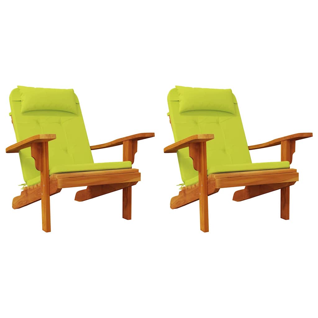 Stolehynder 2 pcs Lys grøn 58 x 77 x 4,5 cm Oxford stof