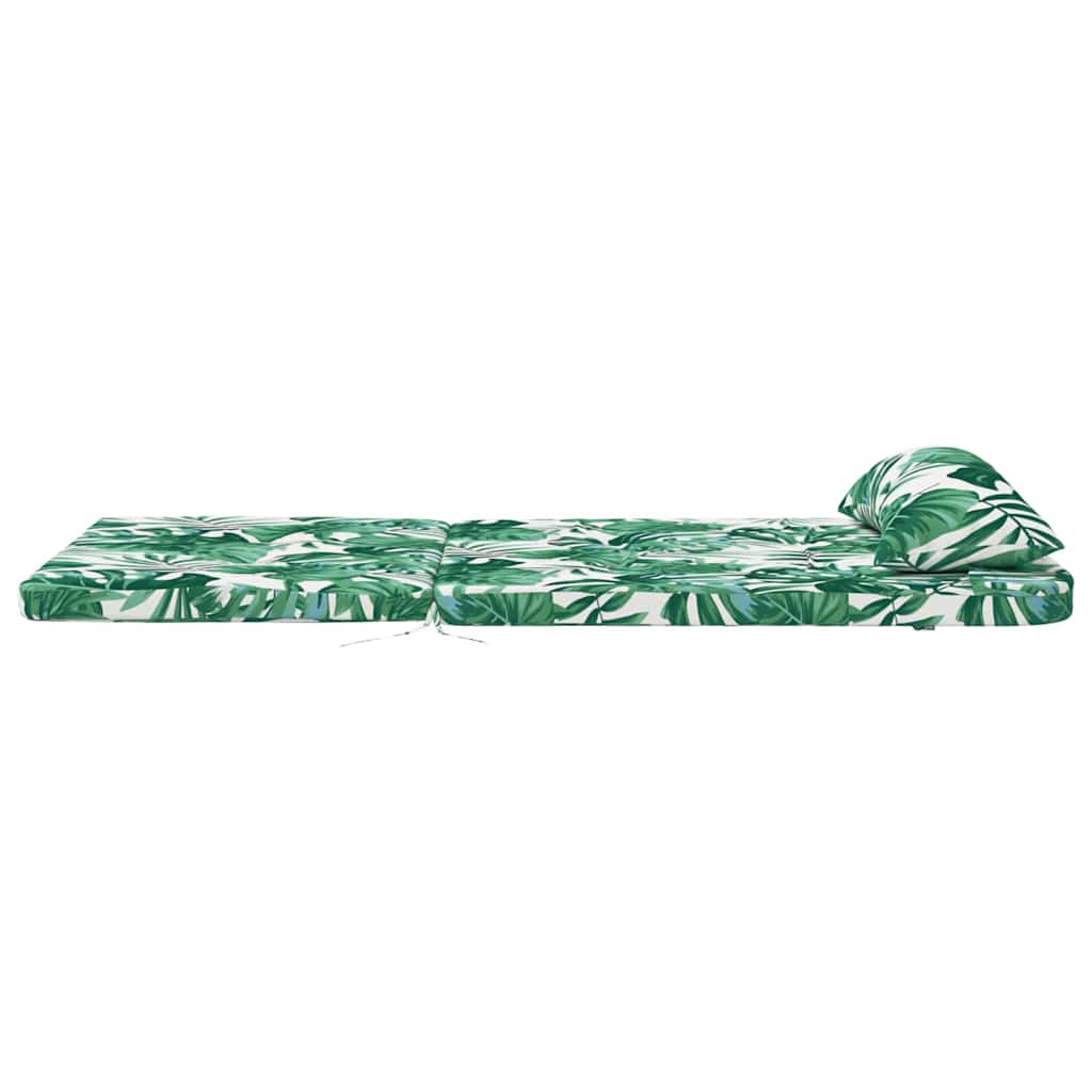 Stolehynder Blad 2 pcs Bladmønster 58 x 77 x 4,5 cm Oxford stof