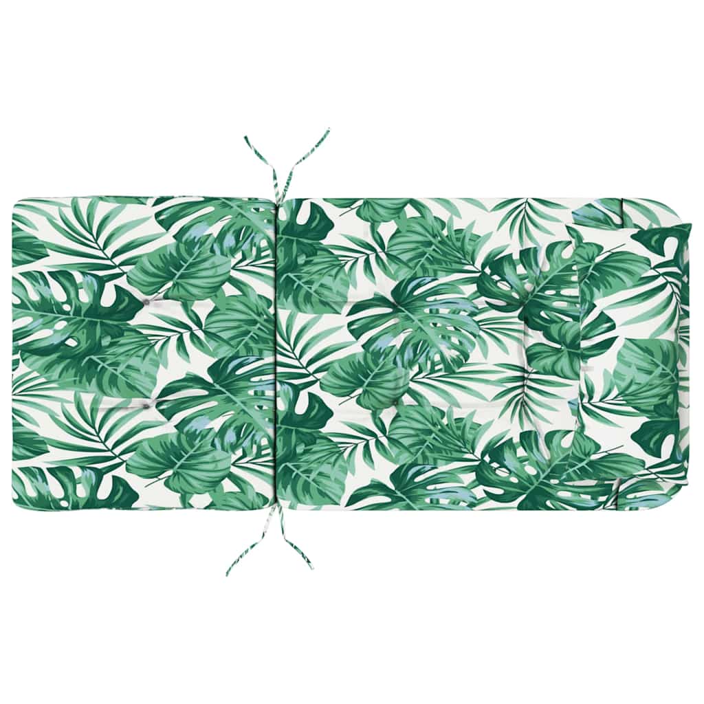 Stolehynder Blad 2 pcs Bladmønster 58 x 77 x 4,5 cm Oxford stof