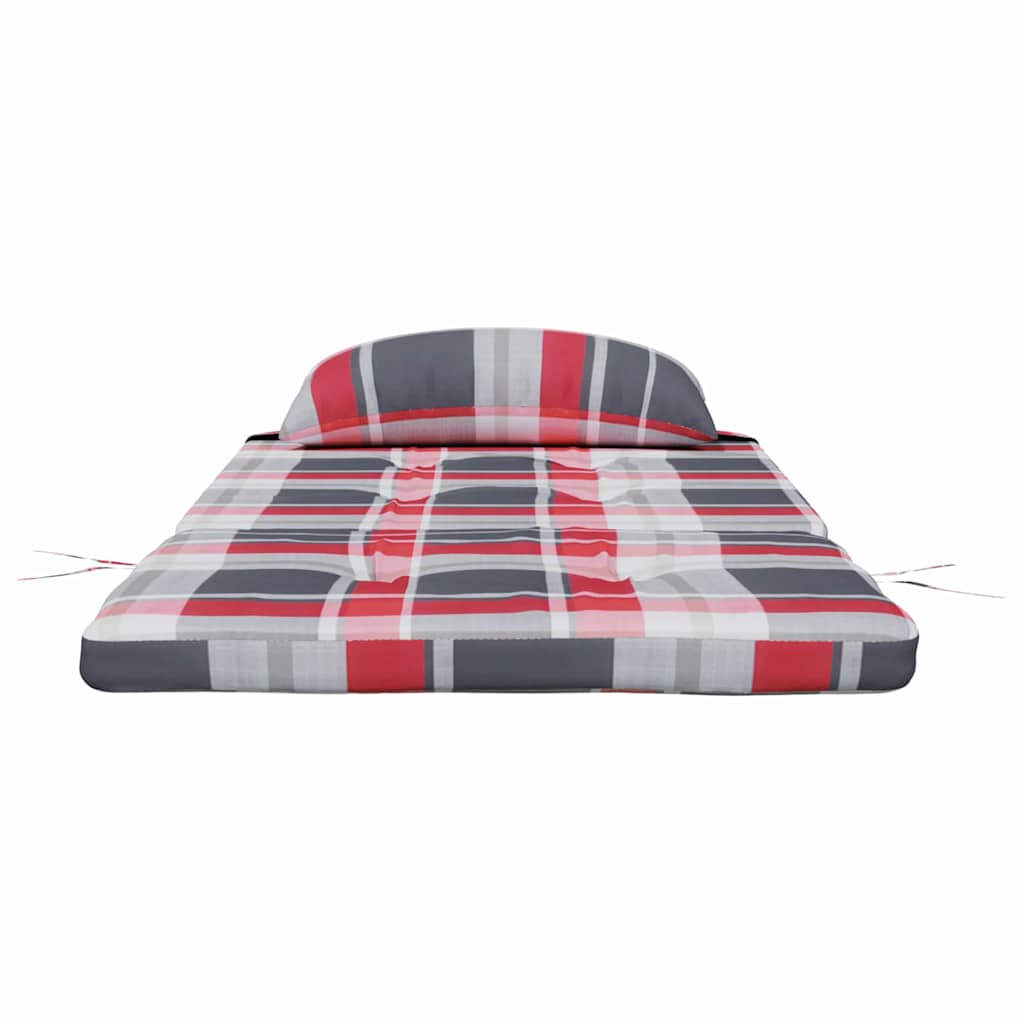 Stolehynder Ternet 2 pcs Rød Tjek 58 x 77 x 4,5 cm Oxford stof