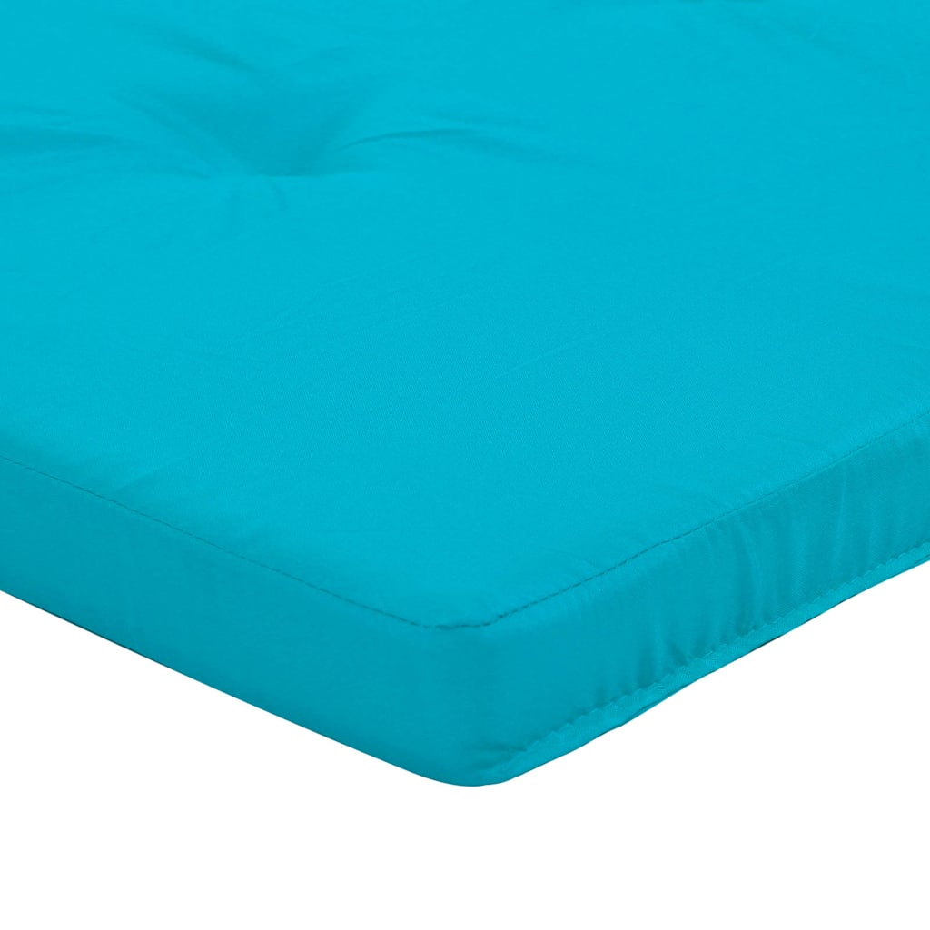 Stolehynder Ensfarvet 2 pcs Turkis 58 x 77 x 4,5 cm Oxford stof