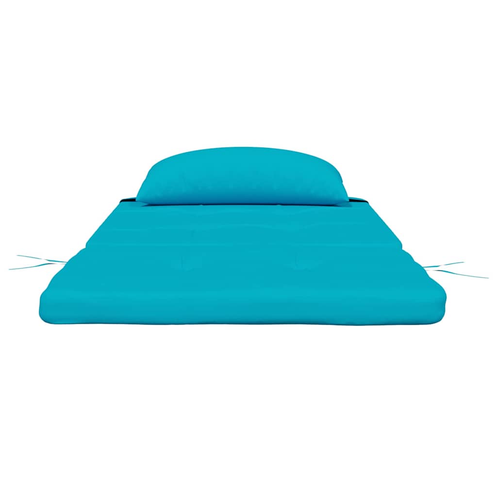 Stolehynder Ensfarvet 2 pcs Turkis 58 x 77 x 4,5 cm Oxford stof