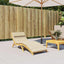 hynde til liggestol 180x60x4 oxfordstof beige