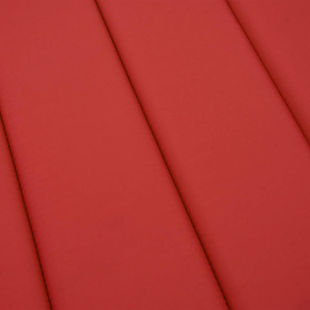 hynde til liggestol 180x60x4 cm oxfordstof rød