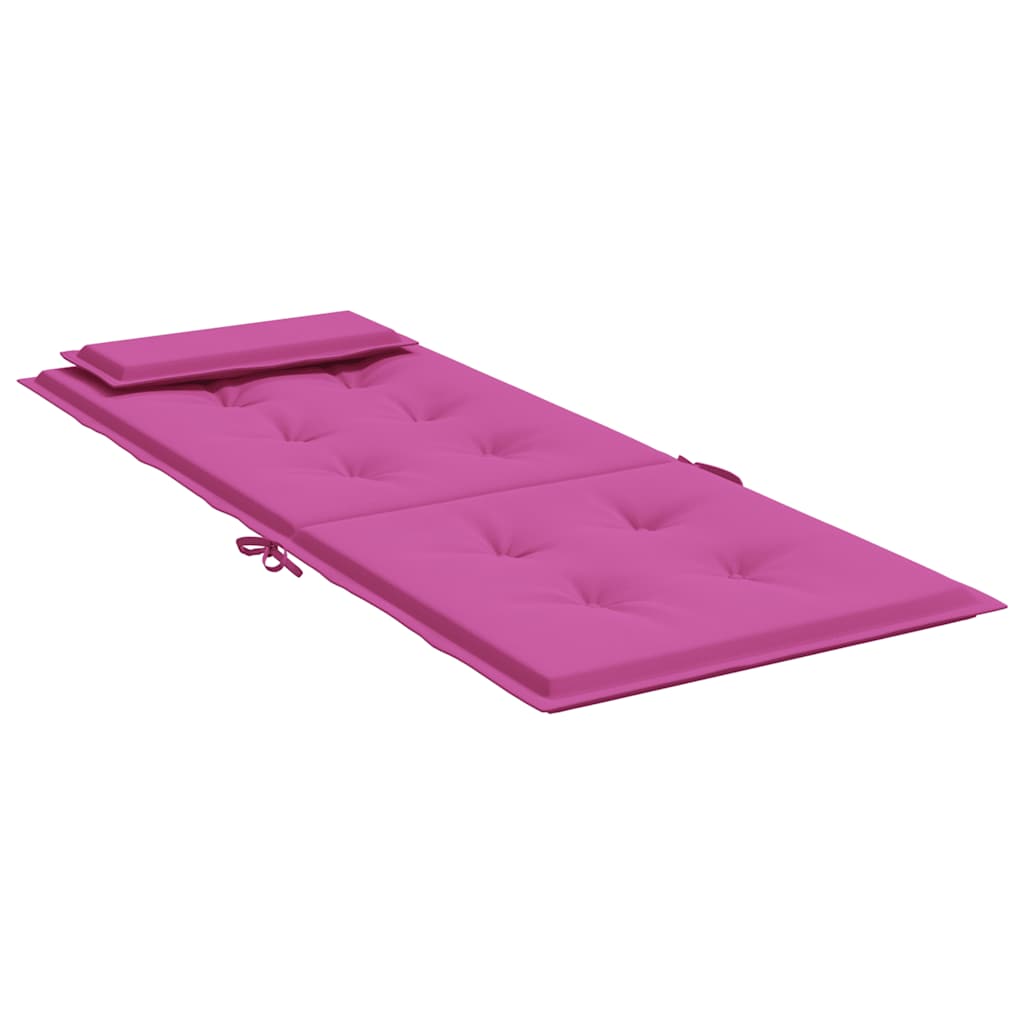 stolehynder m. høj ryg 2 stk. oxfordstof pink