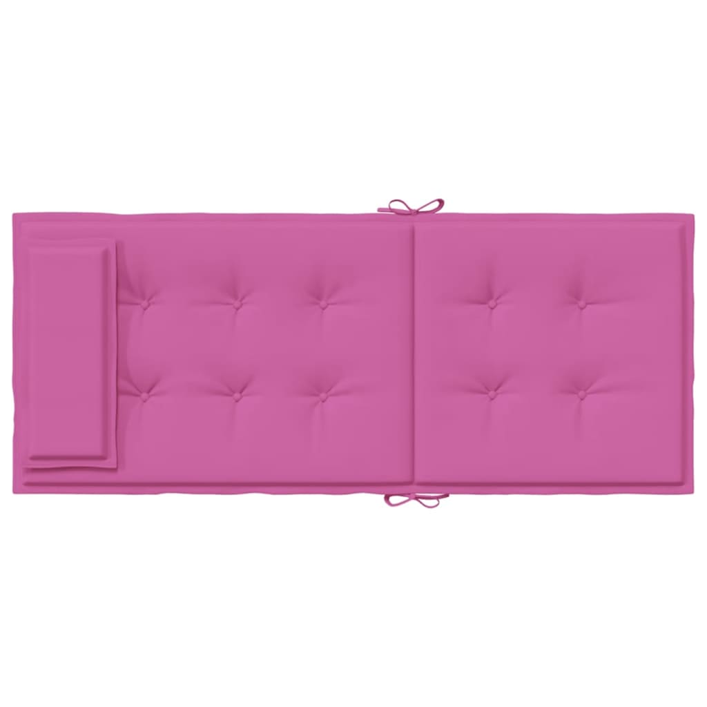 stolehynder m. høj ryg 2 stk. oxfordstof pink