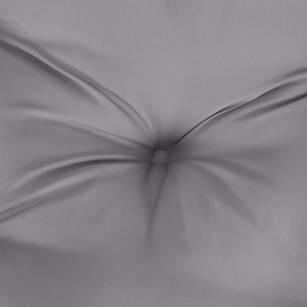 rund hynde Ø100x11 cm oxfordstof grå