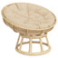 rund hynde Ø100x11 cm oxfordstof beige