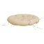 rund hynde Ø100x11 cm oxfordstof beige