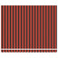 foldemarkise 4x3 m stof og aluminium orange og brun