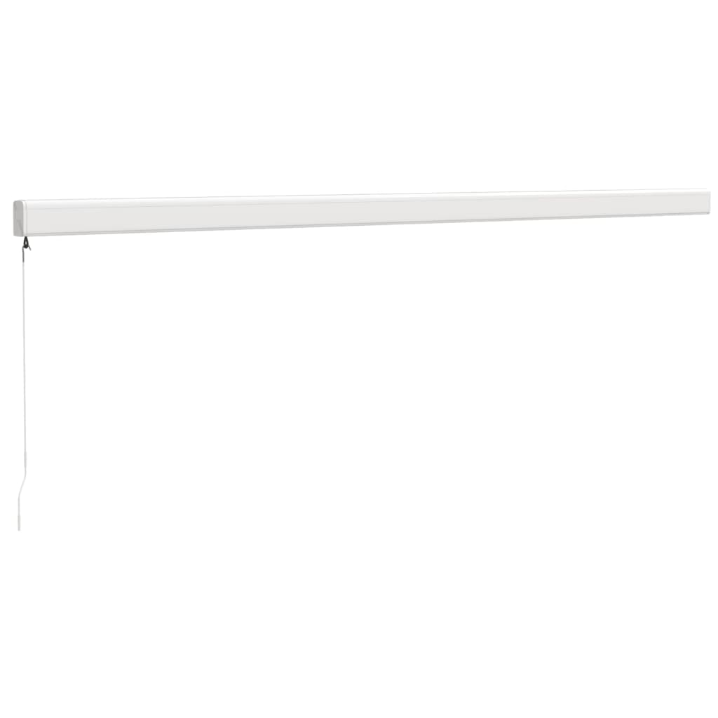 foldemarkise 5x3 m stof og aluminium gul og hvid