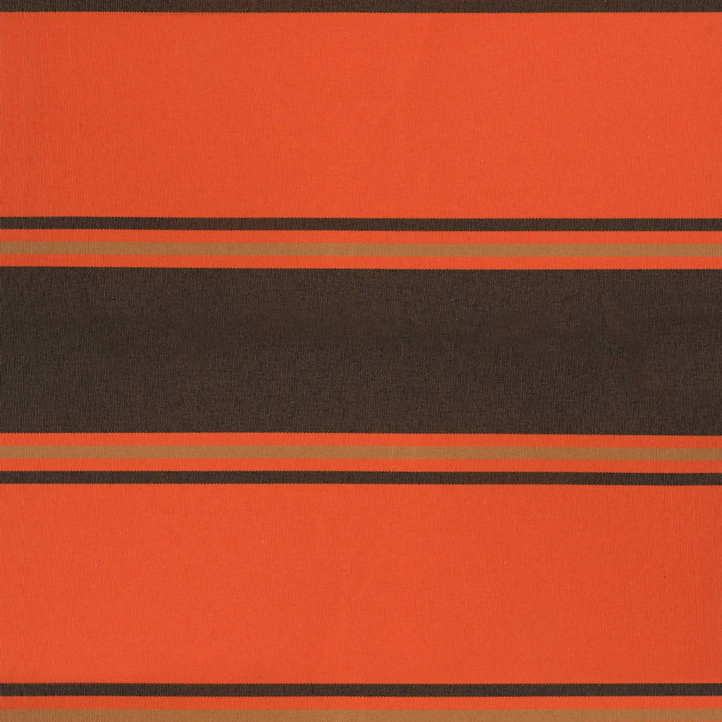 foldemarkise 4x3 m stof og aluminium orange og brun