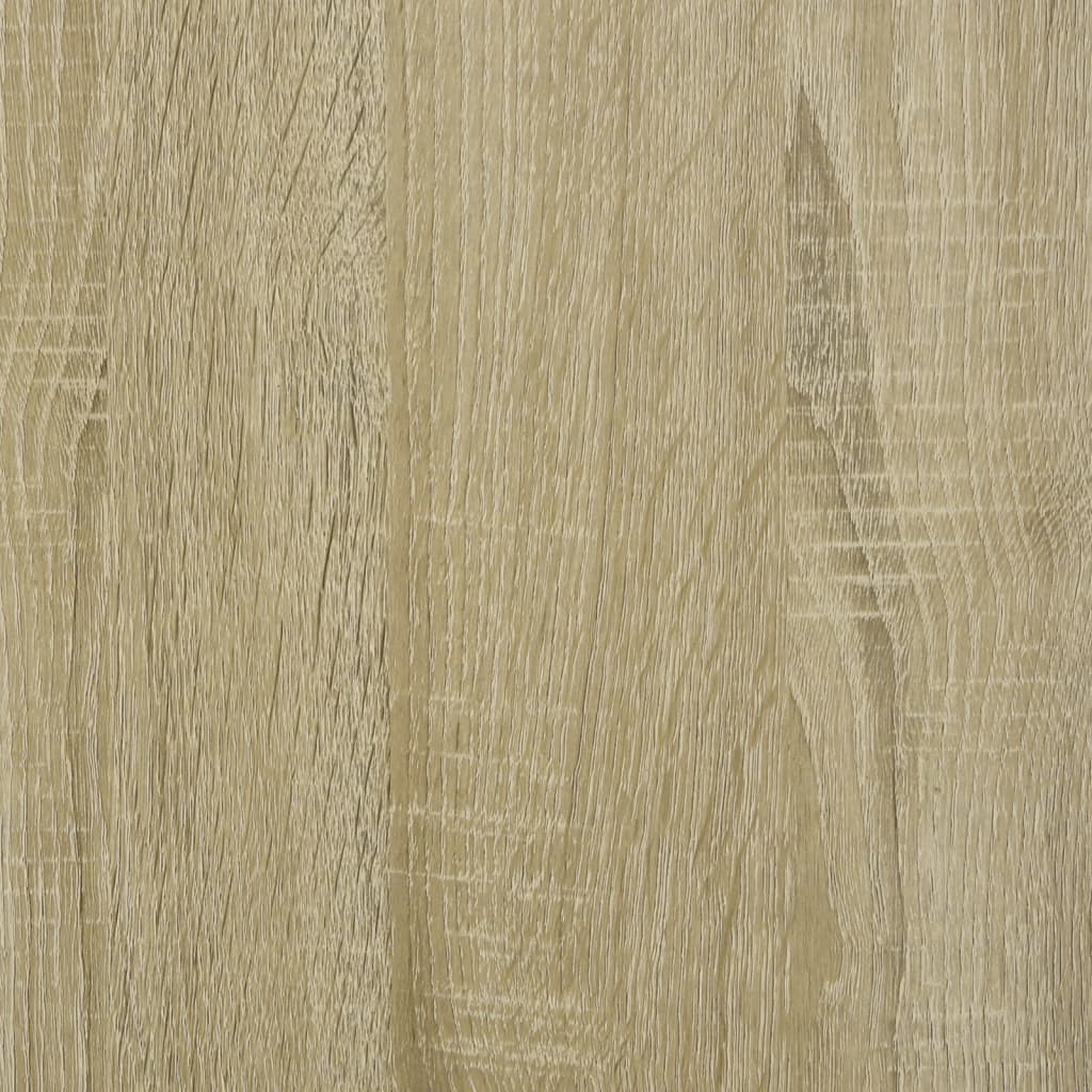 sideborde 2 stk. 40x42x50 cm konstrueret træ sonoma-eg