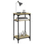 sidebord 40x30x75 cm konstrueret træ sonoma-eg