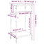 sidebord 40x30x75 cm konstrueret træ sonoma-eg