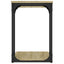 sidebord 50x35x52 cm konstrueret træ sonoma-eg