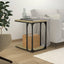 sidebord 50x35x52 cm konstrueret træ sonoma-eg