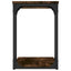 sidebord 50x35x52 cm konstrueret træ røget egetræsfarve