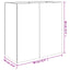 plantekasse 40x80x80 cm cortenstål