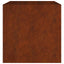 plantekasse 80x80x80 cm cortenstål