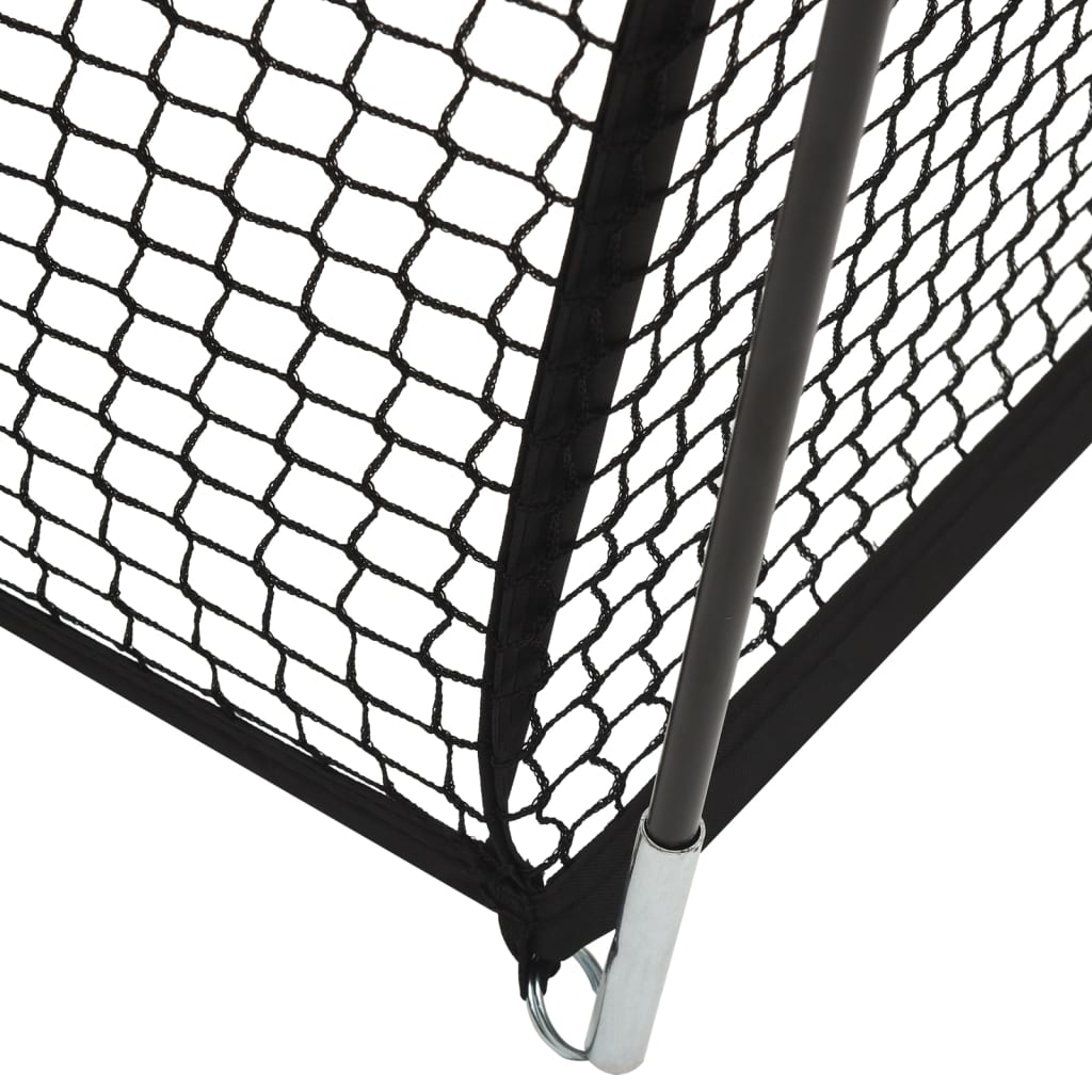 batting cage net til baseball 600x400x250 cm polyester sort