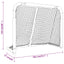 hockeymål 183x71x122 cm polyester rød og hvid