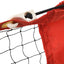 tennisnet 500x100x87 cm polyester sort og rød