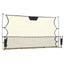 fodbold-rebounder 183x85x120 cm polyester sort og gul