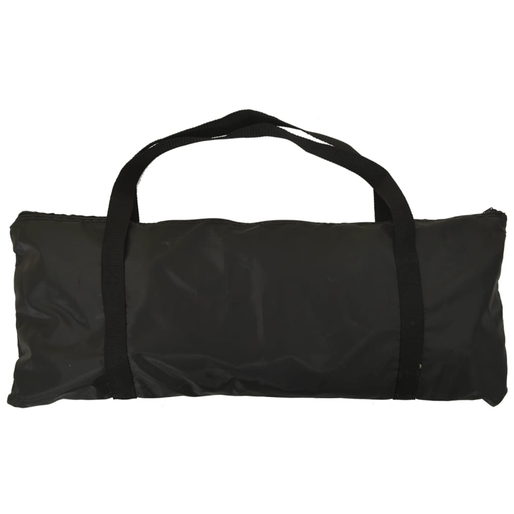 fodbold-rebounder 183x85x120 cm polyester sort og gul