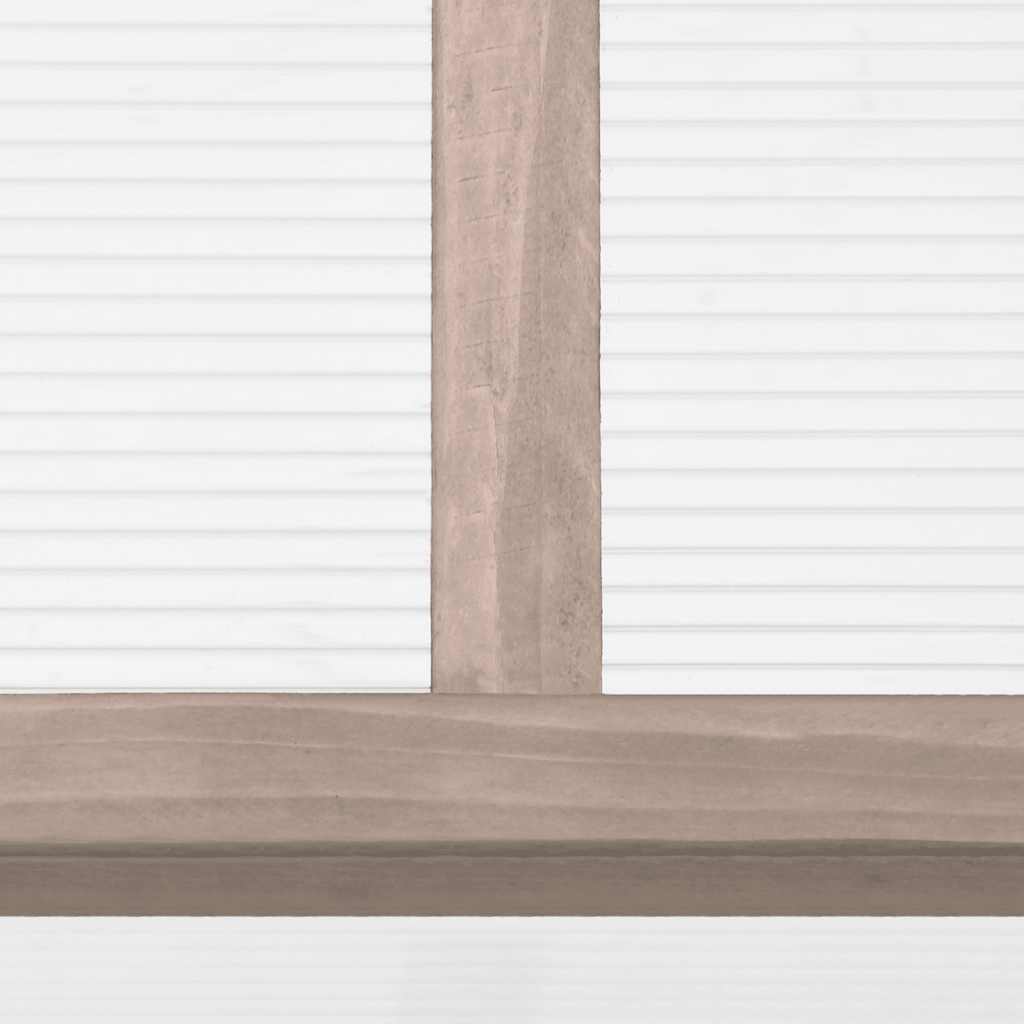 drivhus 110x56x39 cm grantræ grå