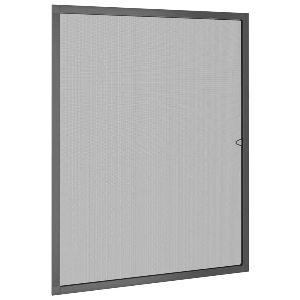 insektnet til vinduer 80x100 cm antracitgrå