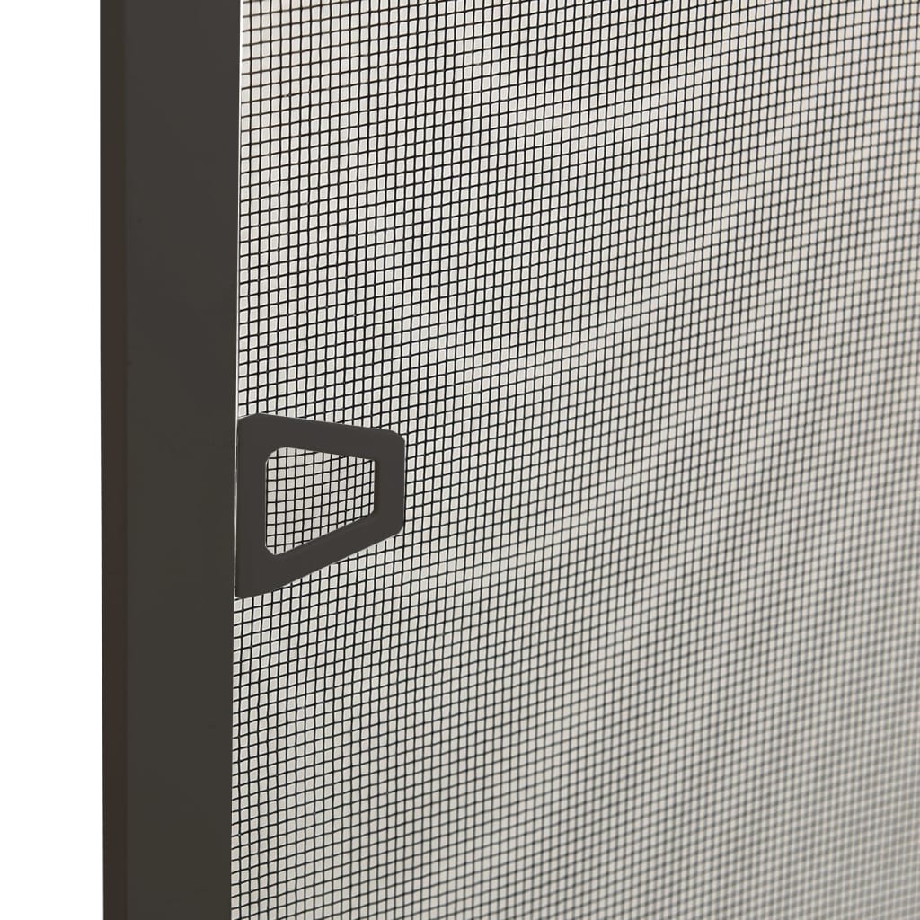 insektnet til vinduer 80x100 cm antracitgrå