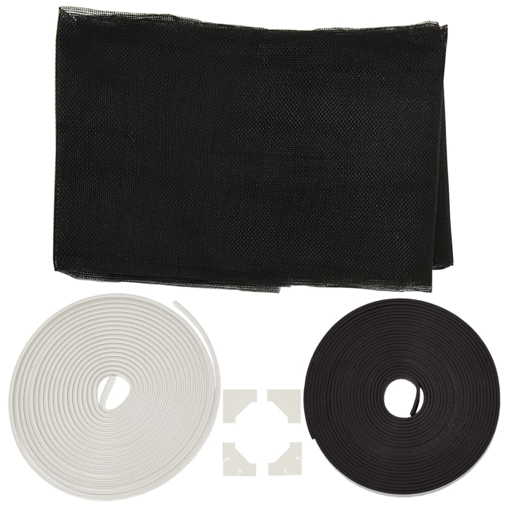 magnetisk insektnet til vinduer 80x140 cm hvid