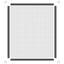 magnetisk insektnet til vinduer 100x120 cm hvid