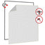 magnetisk insektnet til vinduer 130x150 cm hvid